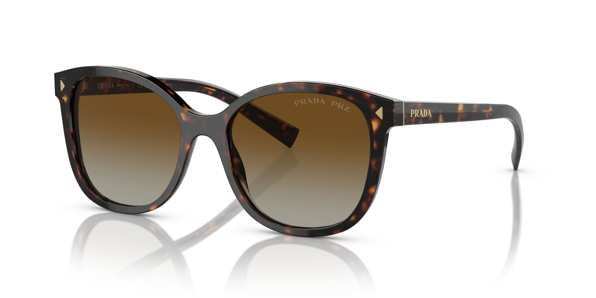 PRADA, 0PR 22ZS, 2AU6E1 Tortoise, 53